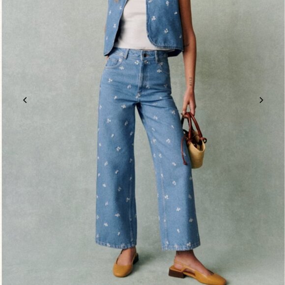 Sezane Denim - SEZANE Le Crop Jeans